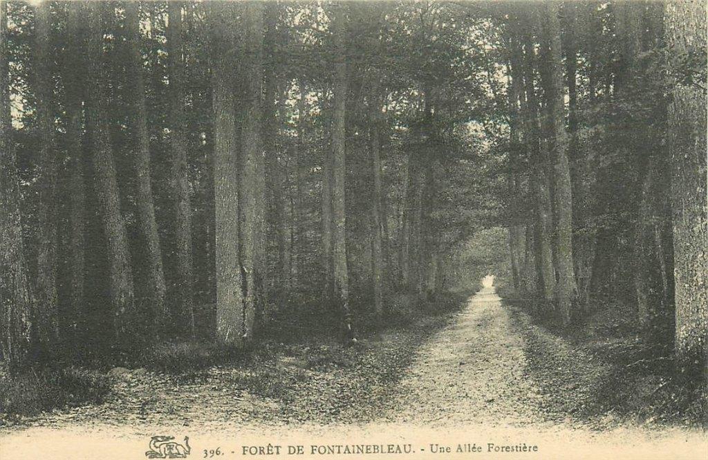 701-480-011 Fontainebleau, Verzenden, Voor 1920, Frankrijk