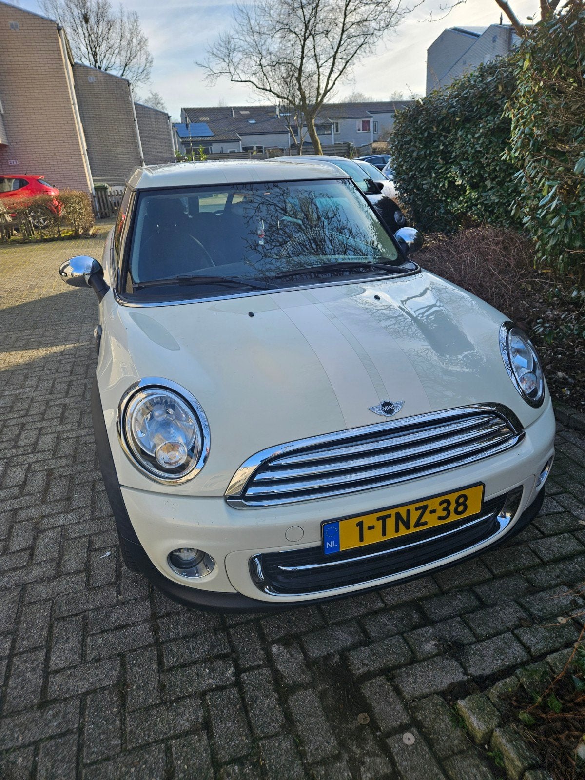 Mini Clubman te koop 2014 Wit, Voorwielaandrijving, 4 cilinders, Leder en Stof, Stationwagon