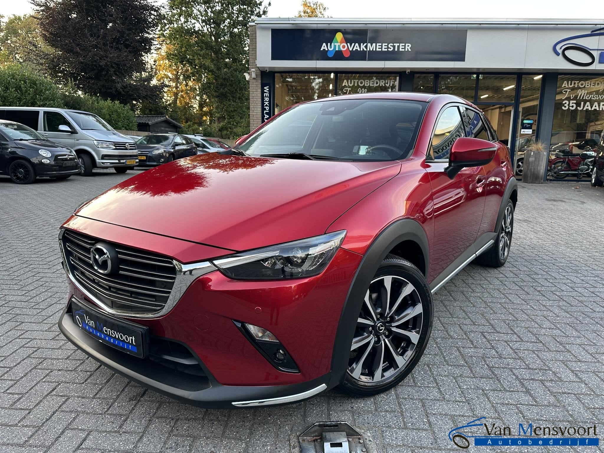 Mazda CX-3 2.0 SkyActiv-G 120 Automaat GT-M 1eEig|63dKM!|Nav, Gebruikt, Euro 6, 4 cilinders, Leder en Stof