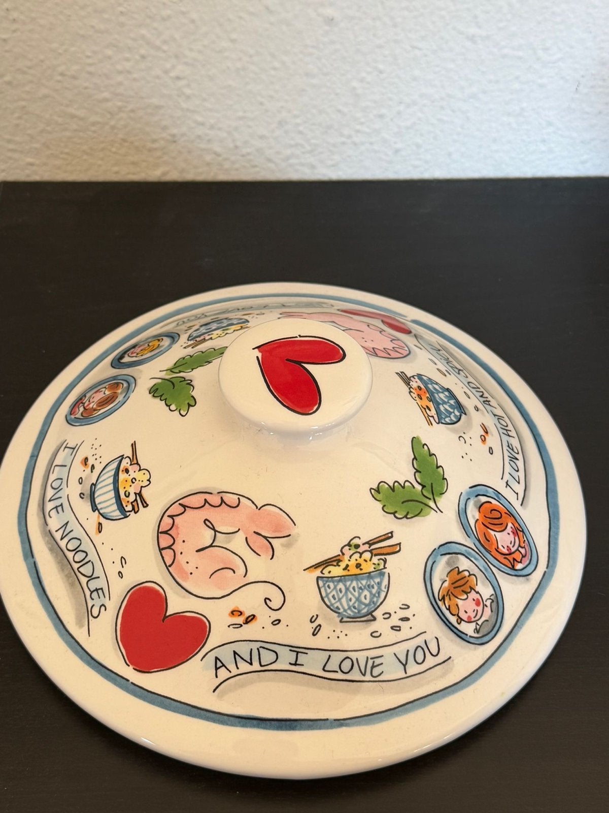 Blond Amsterdam deksel voor kom - With Love From Asia, Huis en Inrichting, Keuken | Servies, Aziatisch, Overige typen, Nieuw, Ophalen of Verzenden