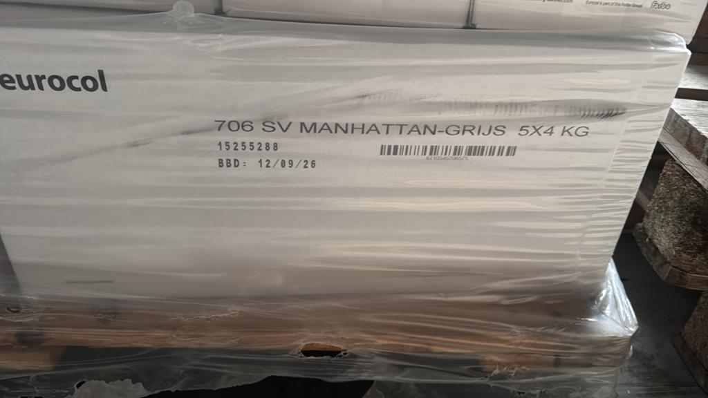 Eurocoll sv manhattan grijs 5 euro, Doe-het-zelf en Verbouw, Ophalen of Verzenden, Zo goed als nieuw
