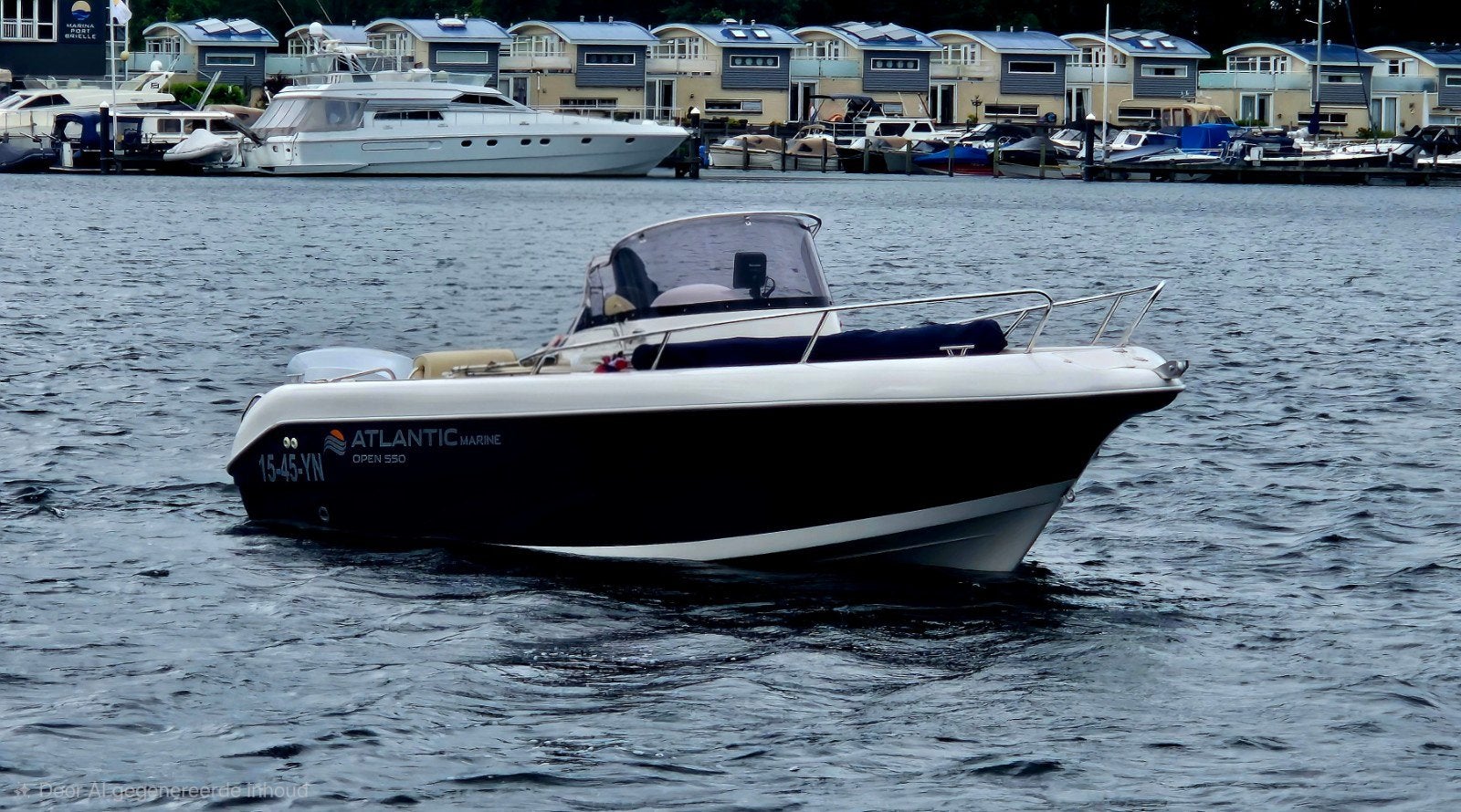 Atlantic Marine Open 550 met Honda 150 pk buitenboordmotor, Ophalen, Zo goed als nieuw, Overige merken, Buitenboordmotor