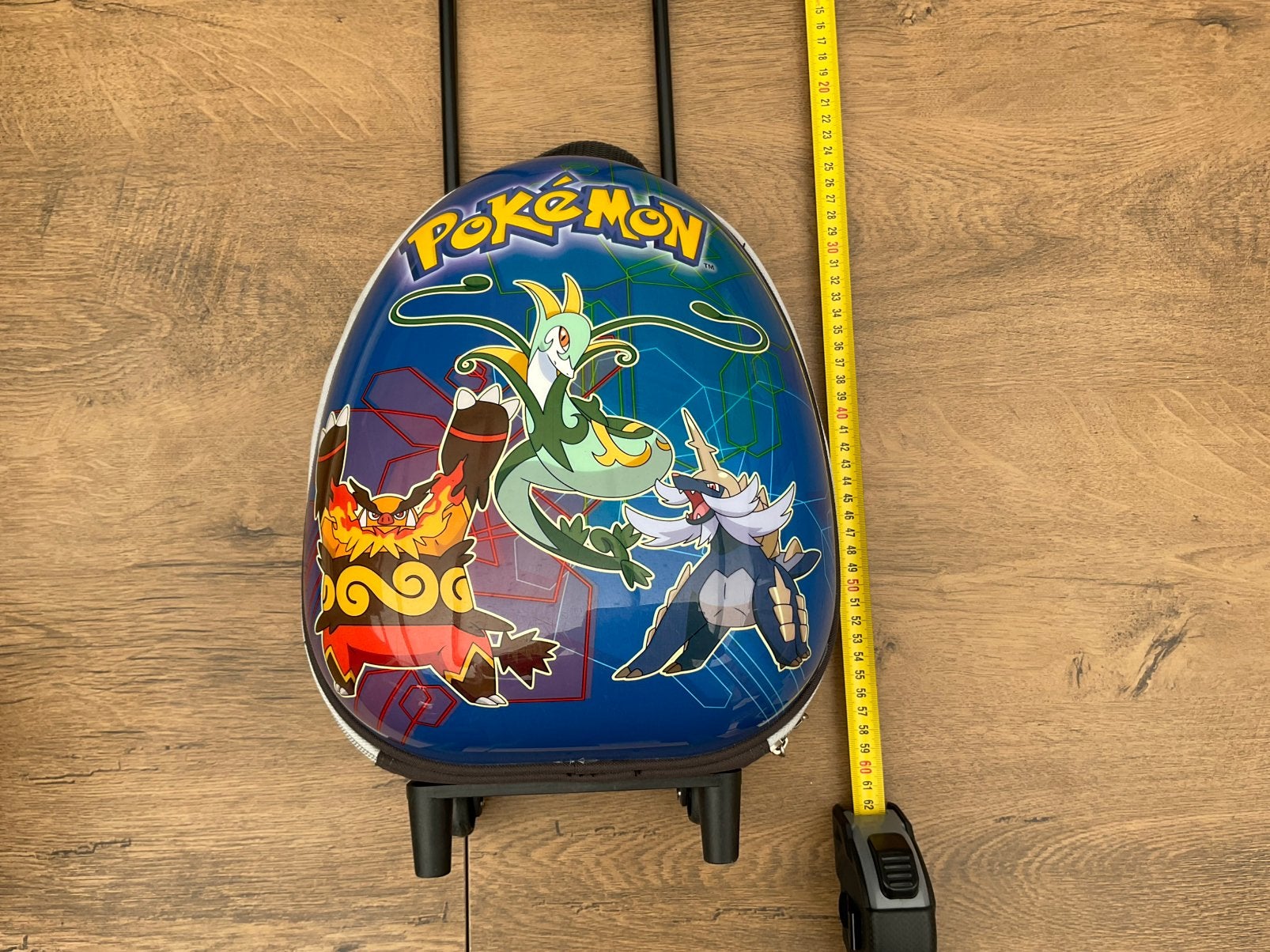 Zgan, niet kapot, werkt Pokemon Pikachu reiskoffer trolley, Ophalen, Hard kunststof, Minder dan 50 cm, Zo goed als nieuw