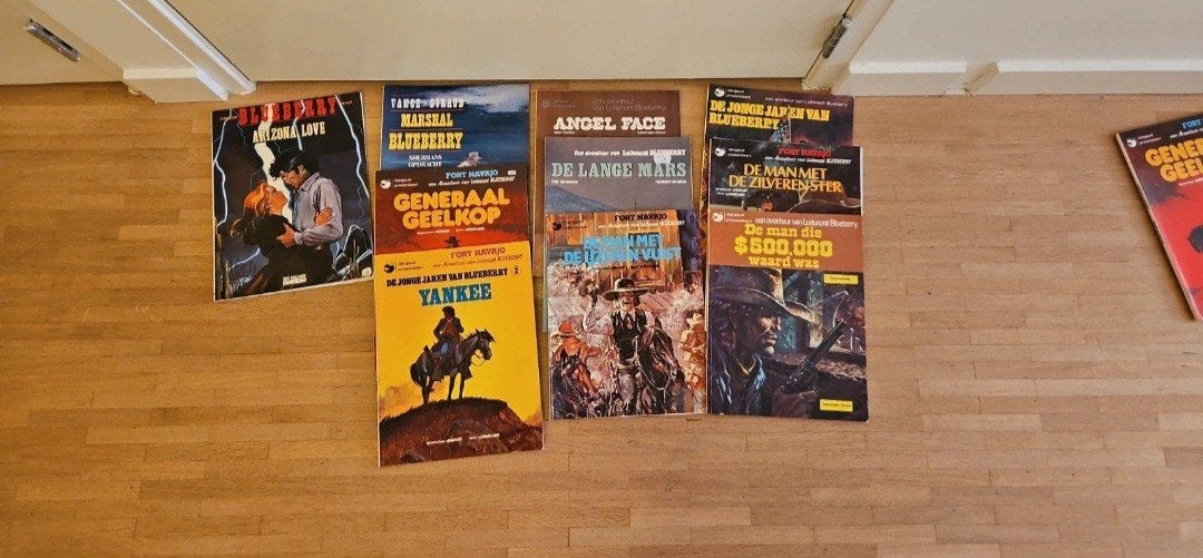 Blueberry stripverzameling – 19 delen – Vance & Giraud, Meerdere stripboeken, Ophalen of Verzenden, Gelezen