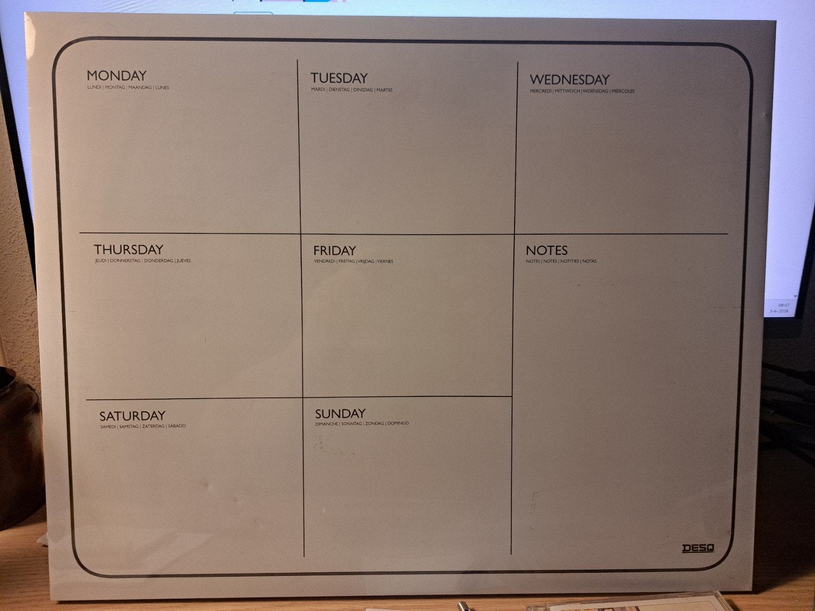 Planbord memobord, Ophalen of Verzenden