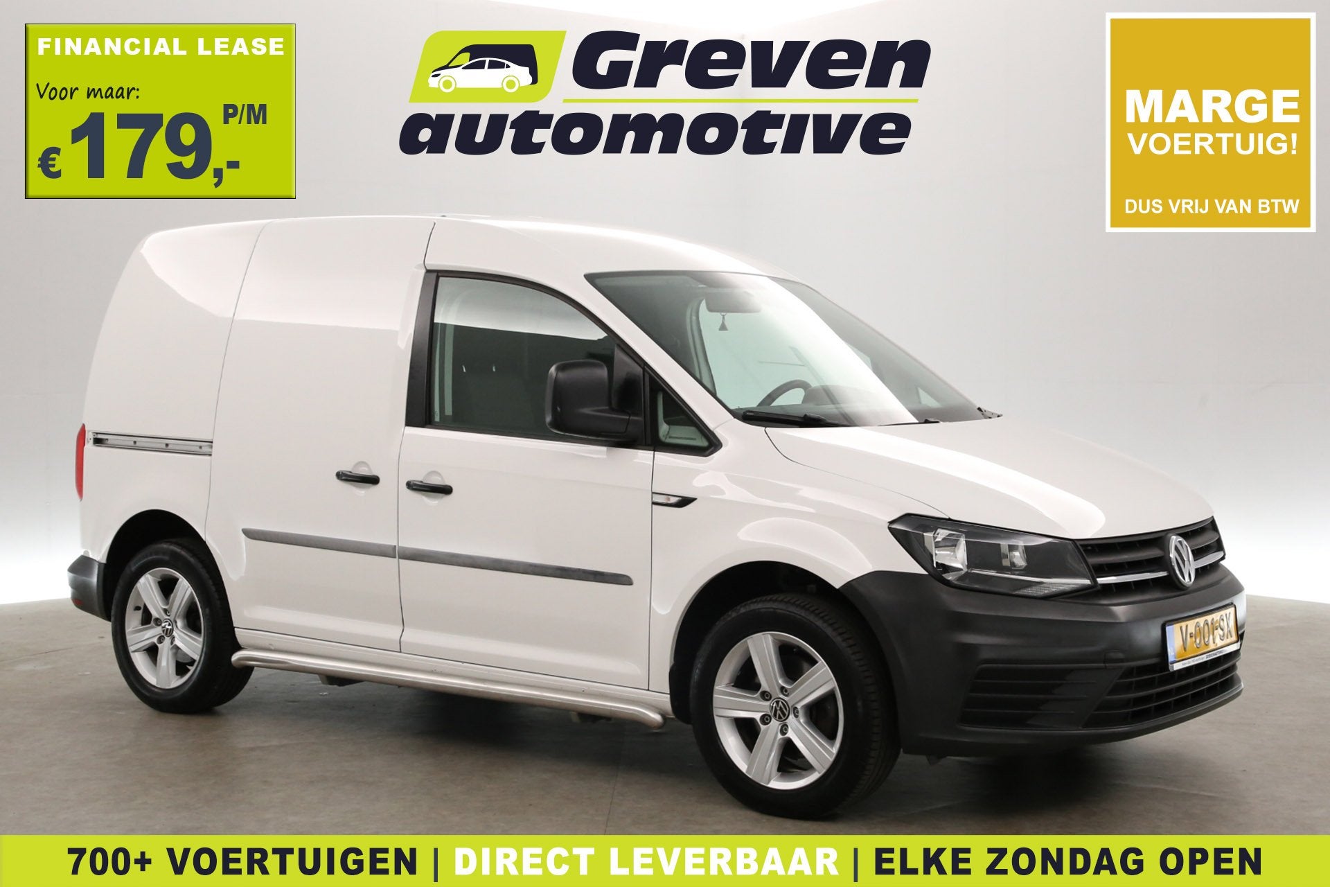 Volkswagen Caddy 2.0 TDI | Marge | Airco | Cruise | Trekhaak, Gebruikt, 4 cilinders, Volkswagen, Wit