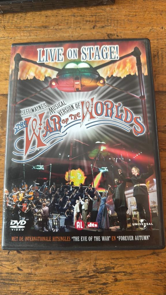 Jeff Wayne : War of the Worlds live on stage uit 2006, Alle leeftijden, Ophalen of Verzenden, Zo goed als nieuw, Muziek en Concerten