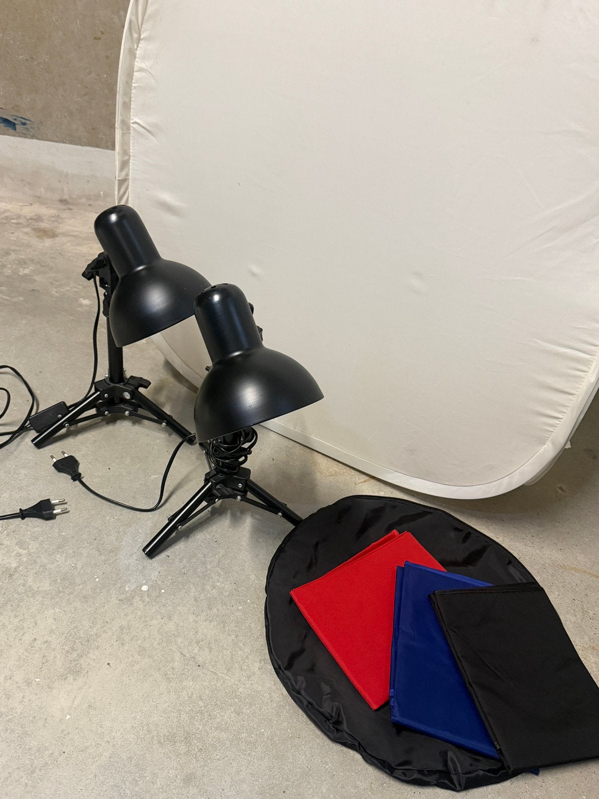 Productfotografie set lichttent en lampen, Audio, Tv en Foto, Fotografie | Fotostudio en Toebehoren, Ophalen, Opvouwbaar, Zo goed als nieuw