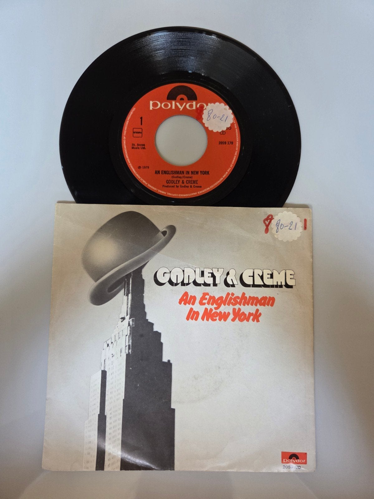Godley & Creme - An englishman in new york, Cd's en Dvd's, Ophalen of Verzenden, Gebruikt, 7 inch