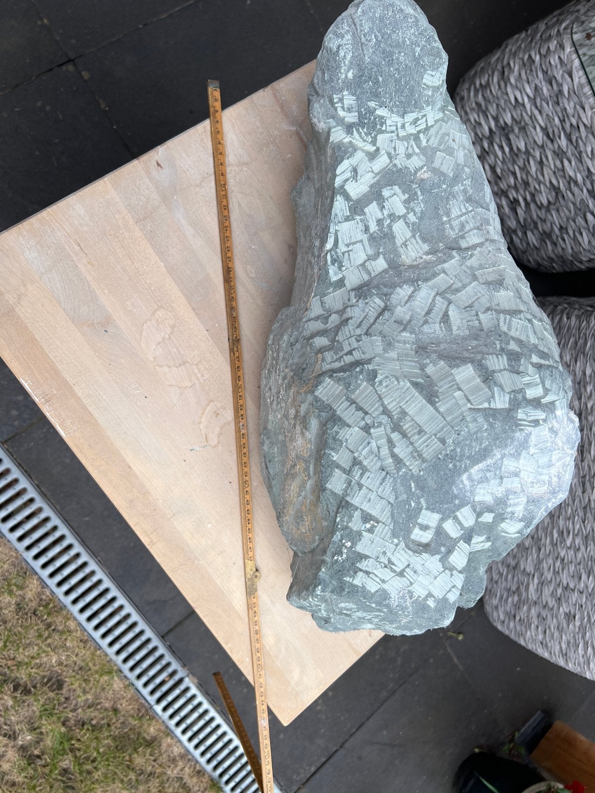 Ruwe Indiaas Serpentijn Steen voor Beeldhouwwerk, Ophalen, 50 - 100 cm, Steen of Keramiek, Beeld