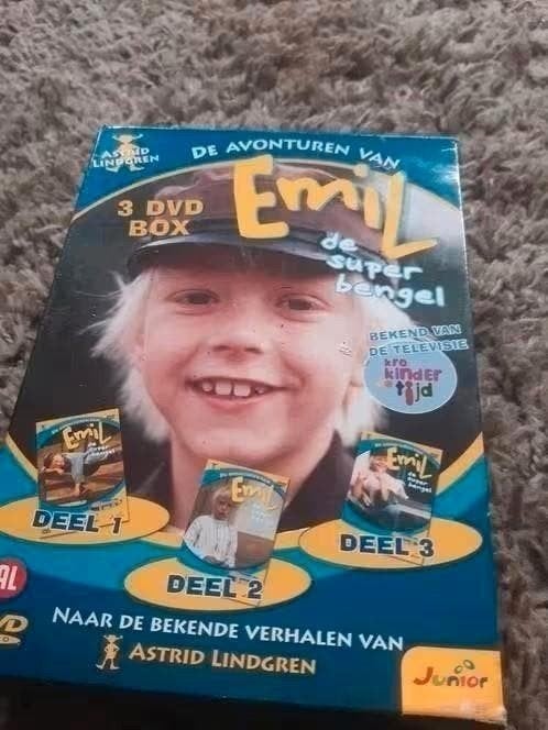 De Avonturen van Emil de Superbengel - 3 DVD Box, Gebruikt, Alle leeftijden, Tv-serie, Familie