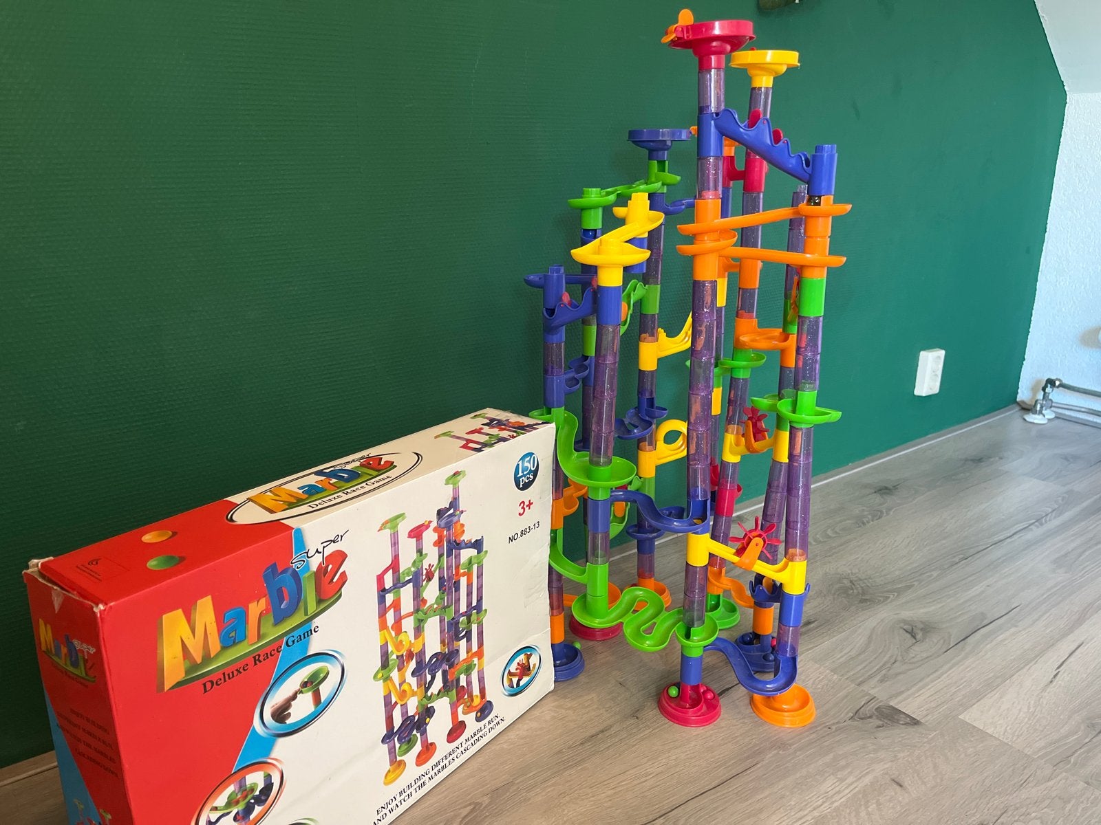 Marble Run knikkerbaan - 150 onderdelen, Kinderen en Baby's, Ophalen of Verzenden, Gebruikt, Jongen of Meisje