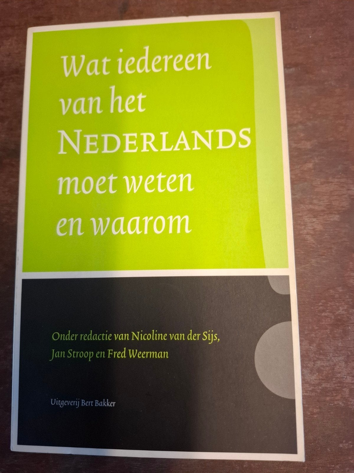 Wat iedereen van het Nederlands moet weten en waarom, Non-fictie, Nederlands, Zo goed als nieuw, Ophalen of Verzenden