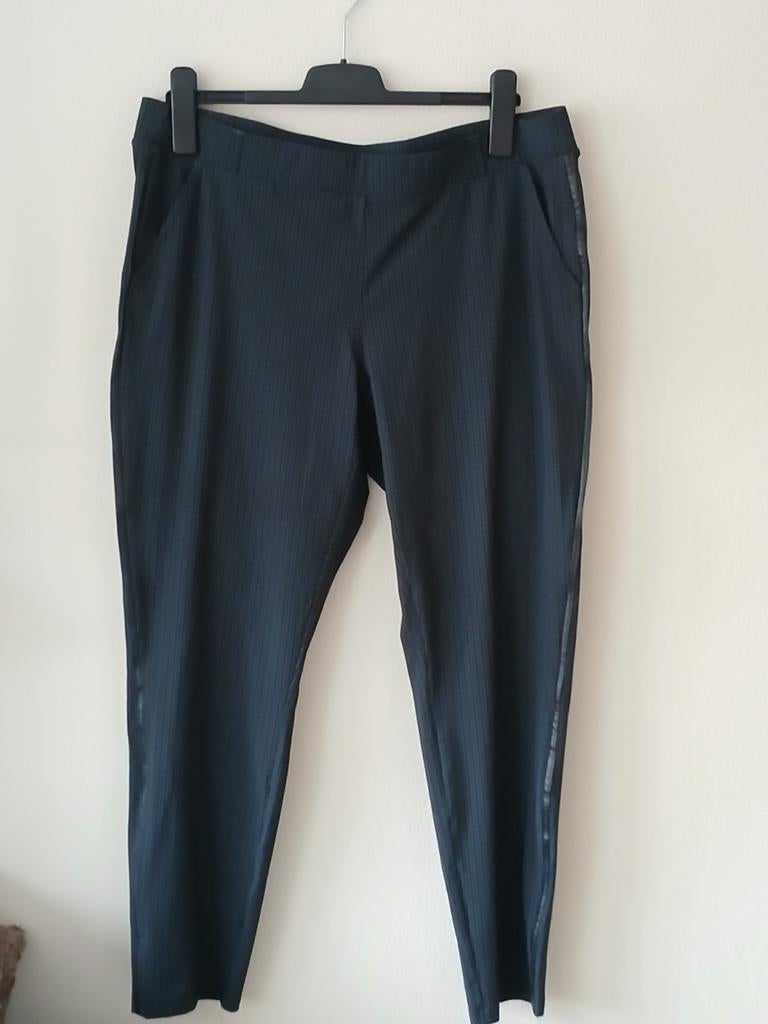 Studio Anneloes geruite pantalon XXL met bies, Kleding | Dames, Broeken en Pantalons, Studio Anneloes, Zwart, Maat 46/48 (XL) of groter