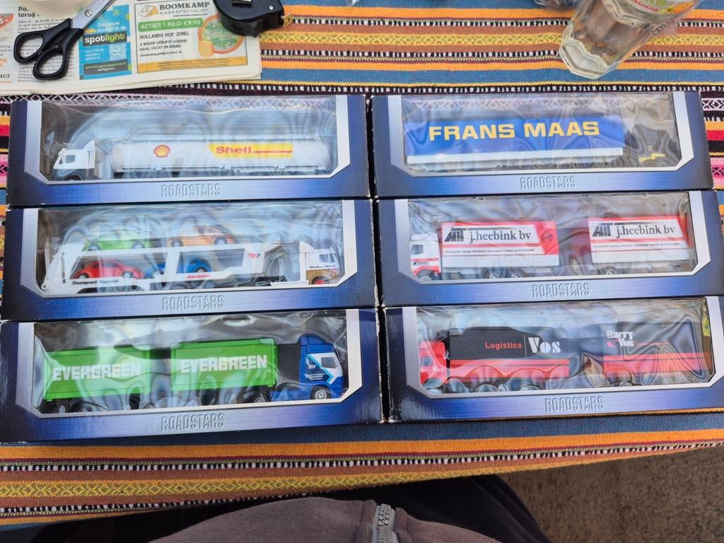 Roadstars vrachtwagens modelauto's - diverse modellen, Hobby en Vrije tijd, Ophalen of Verzenden, Nieuw