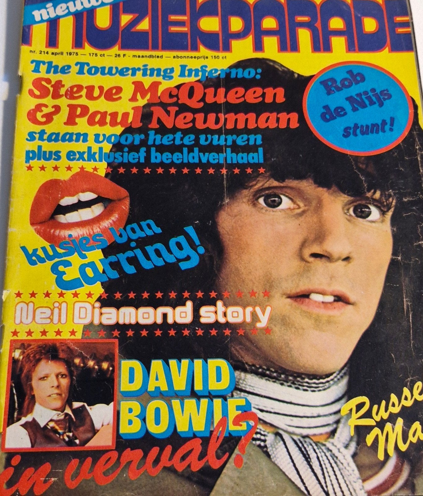 Muziek Parade l 1975 - Elvis, Bowie, Queen- the sweet, Verzamelen, Ophalen of Verzenden, 1960 tot 1980, Tijdschrift