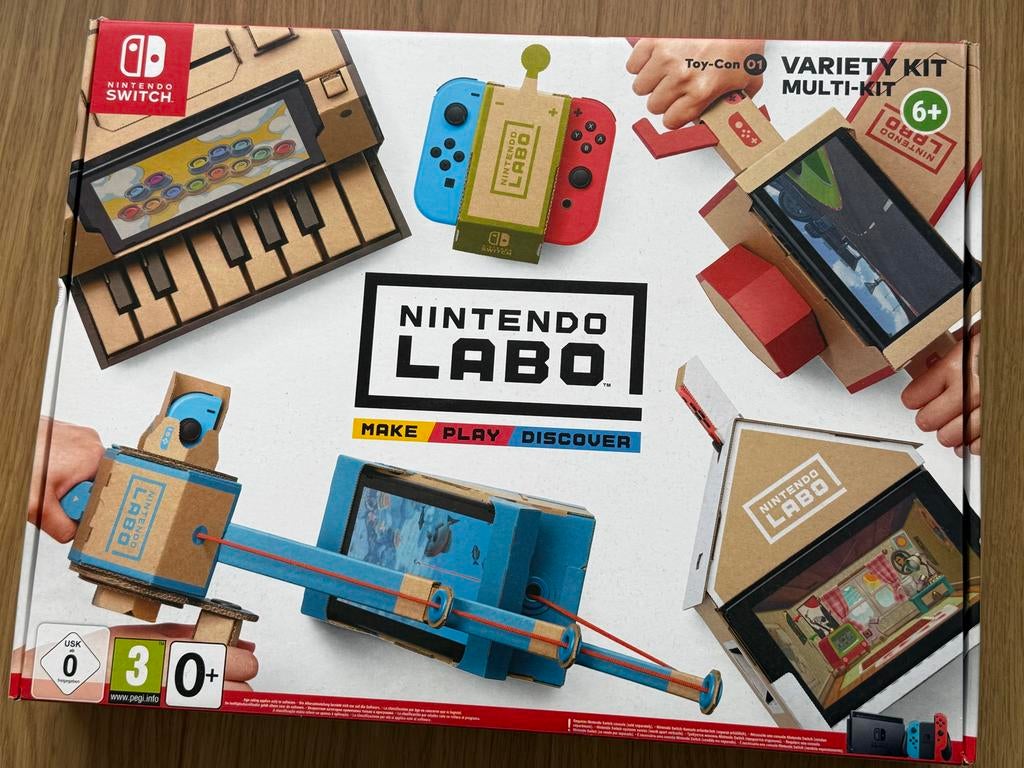 Nintendo Labo Toy-Con 01 Variety Kit - Bouw & Speel!, Ophalen, Zo goed als nieuw