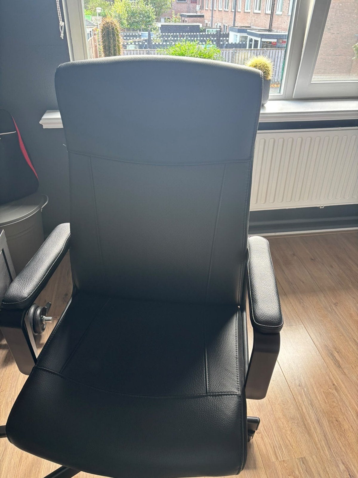 IKEA LINNMON / ADILS bureau met bureaustoel, Ophalen, Zwart, Gebruikt, Spaanplaat of MDF