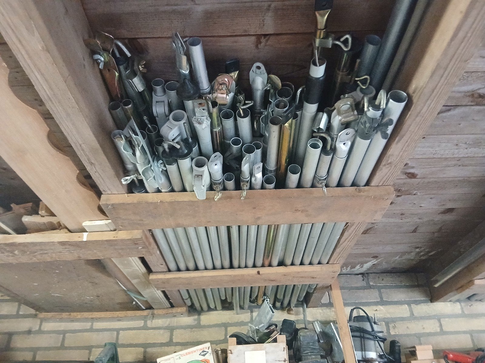 Diverse aluminium en stalen tentstokken, Caravans en Kamperen, Ophalen, Gebruikt