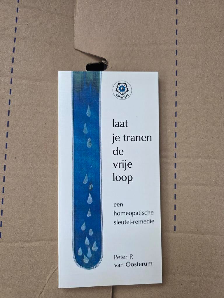 Laat je tranen de vrije loop - Homeopathische remedie, Boeken, Ophalen of Verzenden, Gelezen, Kruiden en Alternatief, Peter P. van Oosterum