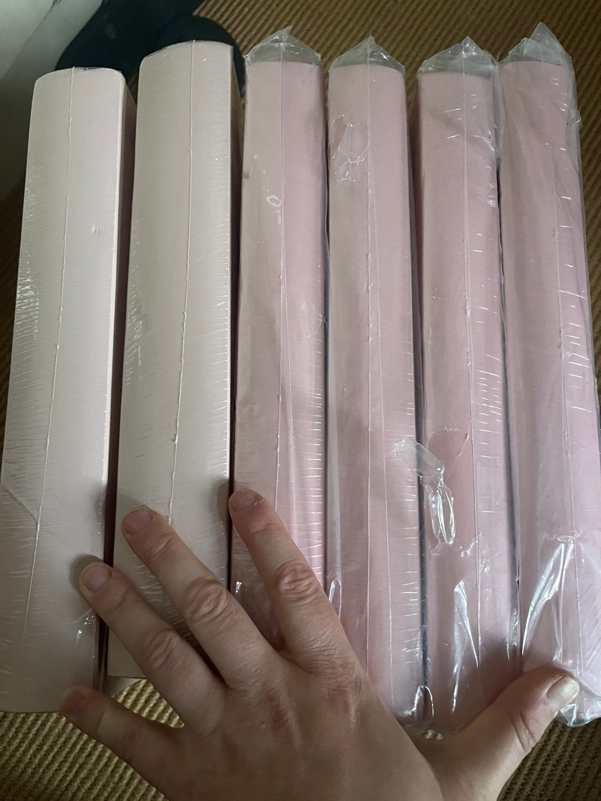 6 nieuwe roze HEMA fotoalbums 100 blz in verpakking, Roze, Plakboek, Met pergamijn tussenbladen, Nieuw