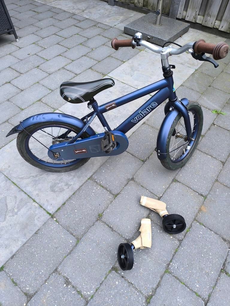 Volare jongensfiets 16 inch met zijwieltjes, Terugtraprem, Gebruikt, Minder dan 49 cm, Ophalen