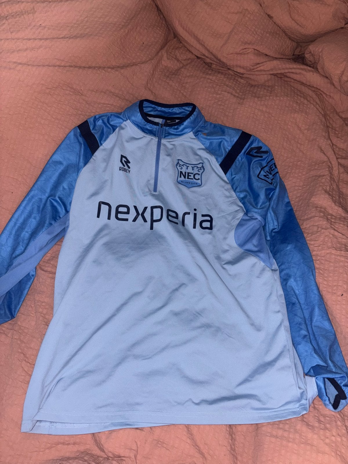 Nieuwe NEC Robey Nexperia trui - Maat XL, Ophalen of Verzenden, Nieuw, Maat 56/58 (XL), Blauw