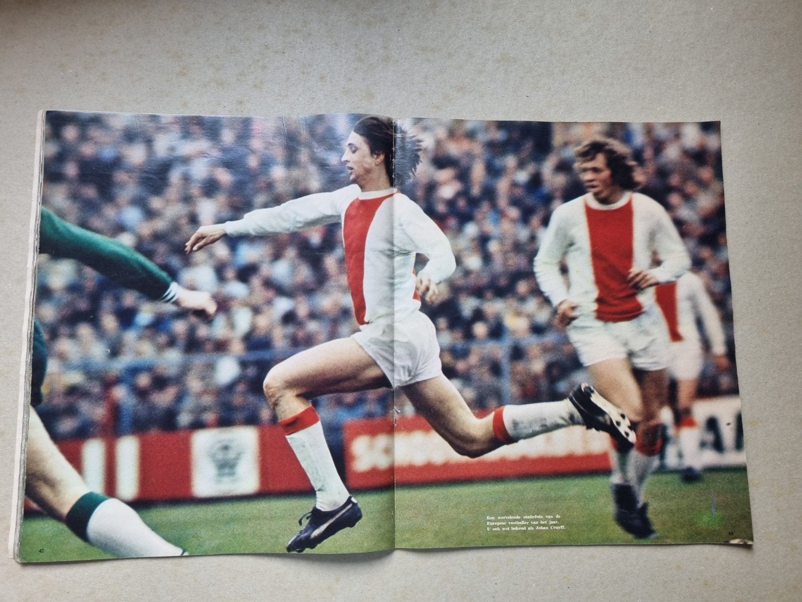 Poster Johan Cruyff Ajax 1972 Vintage, Verzamelen, Ophalen of Verzenden
