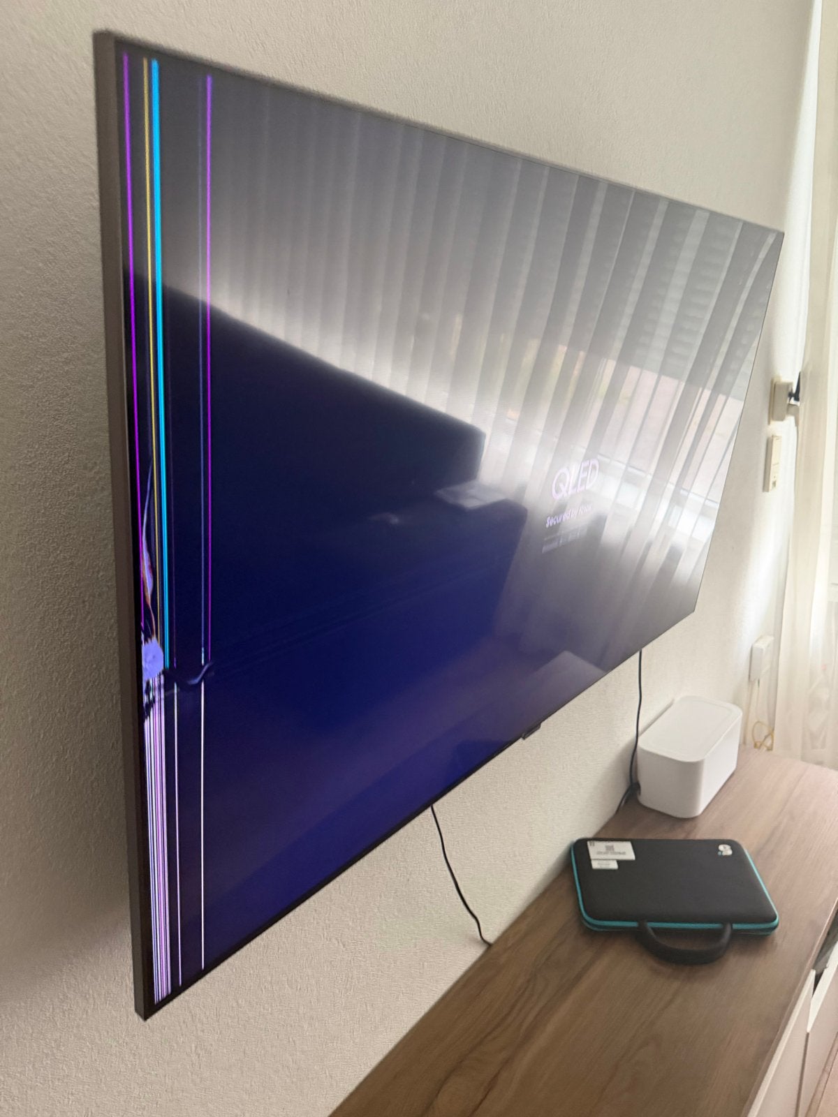 Samsung QLED TV 55 inch - Defect scherm, QLED, Ophalen of Verzenden, Samsung, 4k (UHD)