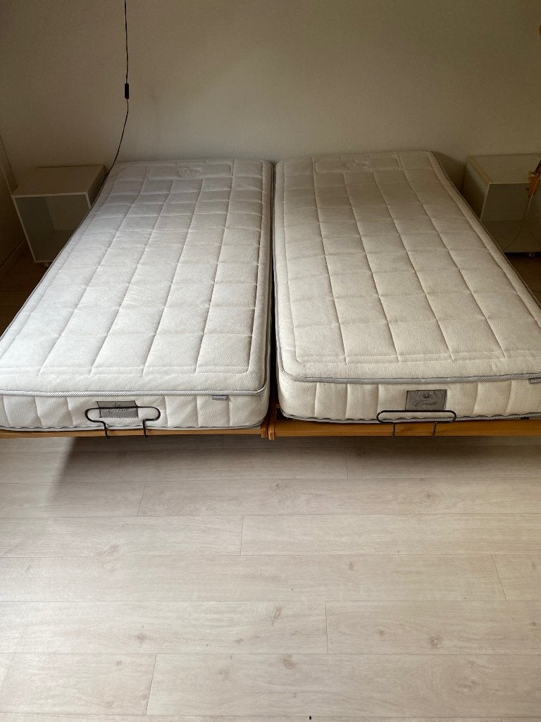 Gratis: 2x Auping matras 190x90cm, Ophalen, Gebruikt, 90 cm, Eenpersoons