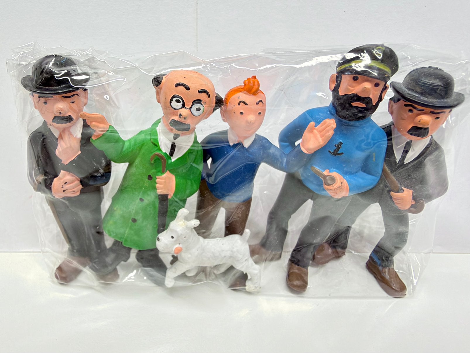 Kuifje/Tintin; complete vintage serie Kuifje figuren, Ophalen of Verzenden, Kuifje, Zo goed als nieuw, Beeldje of Figuurtje