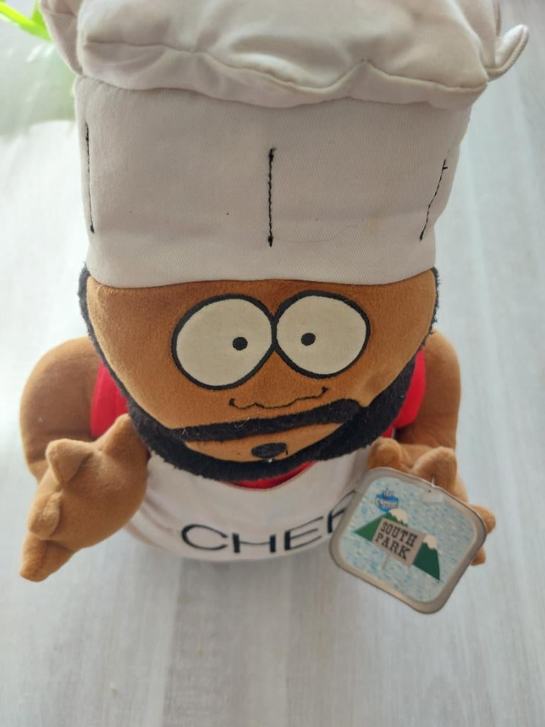 Southpark - chef plush knuffel + gratis magneetje, Verzamelen, Ophalen of Verzenden, Huis en Inrichting