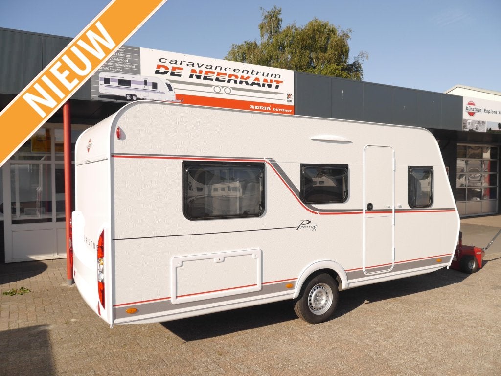 Bürstner Premio Life 480 TL, Caravans en Kamperen, Schokbreker, Standaardzit, Bedrijf, Bürstner