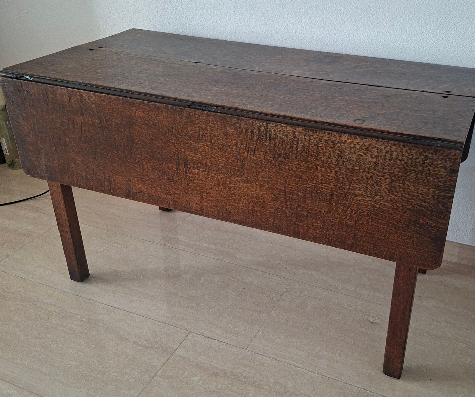 Antieke sidetable uit te klappen, Ophalen, Gebruikt, 50 tot 100 cm, Minder dan 100 cm