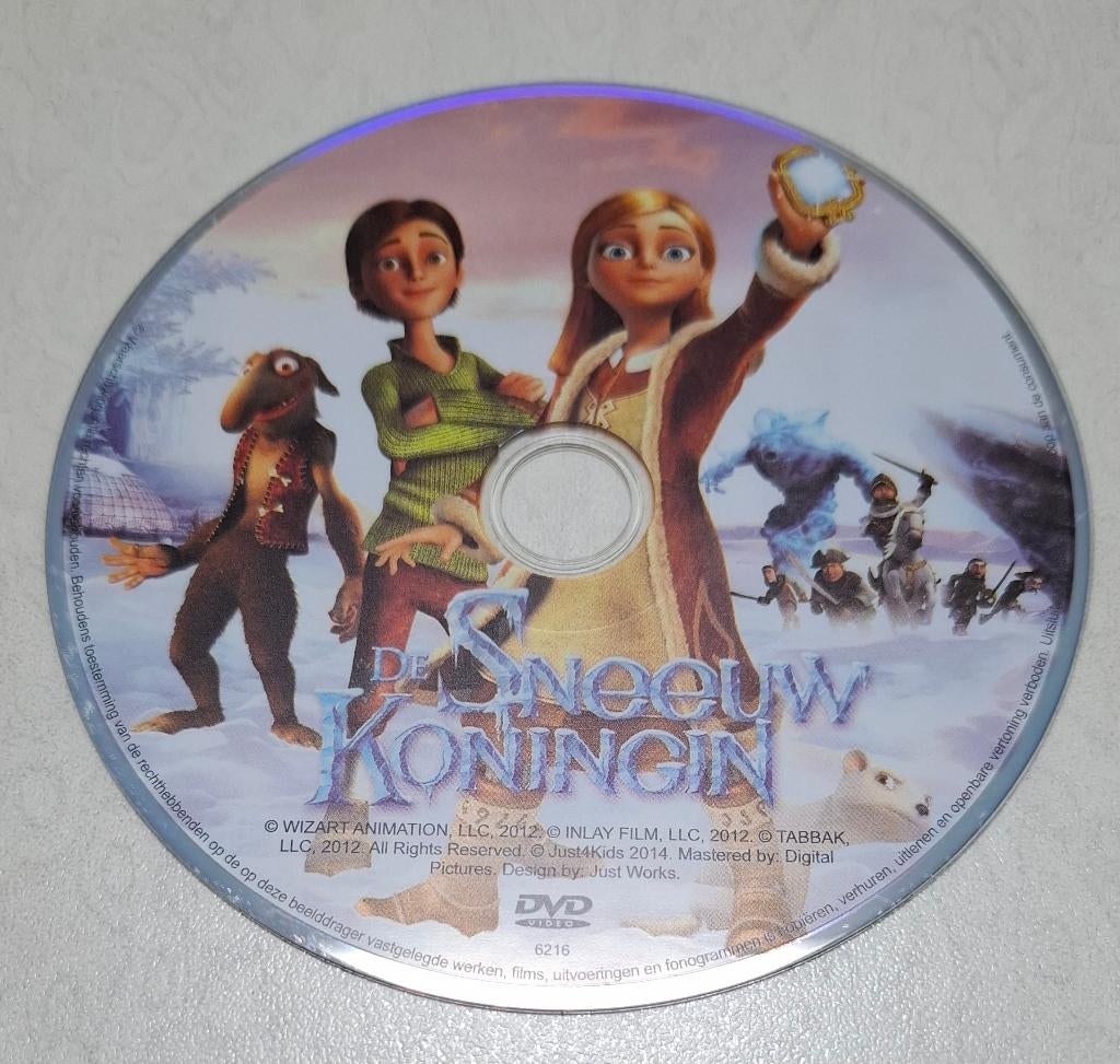 DE SNEEUWKONINGIN zonder infopapier KRASVRIJE DVD