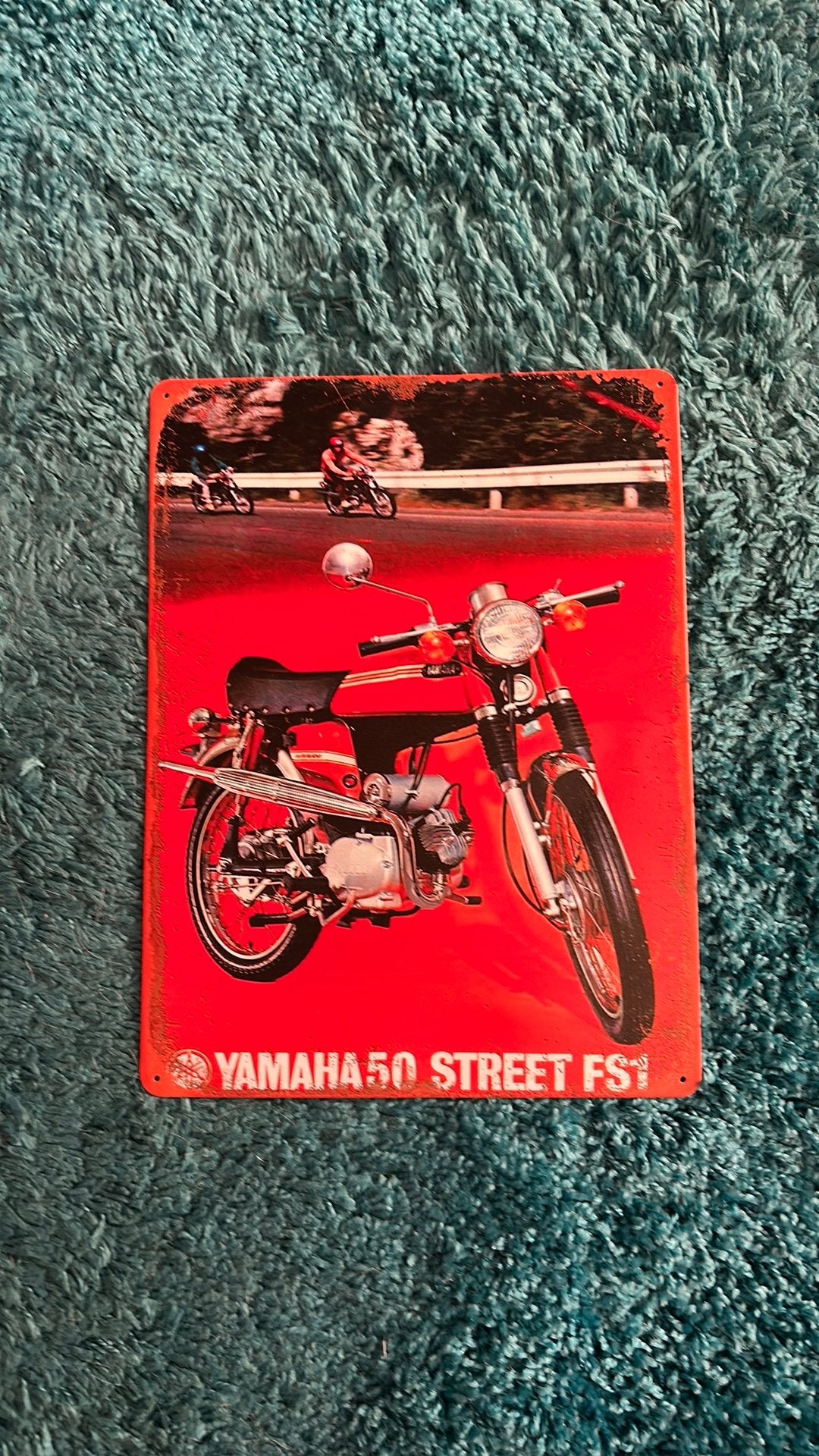 Yamaha fs1 street blikken bord, Ophalen of Verzenden, Zo goed als nieuw, Yamaha