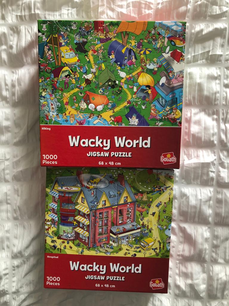 Wacky World puzzels, Ophalen, 500 t/m 1500 stukjes, Zo goed als nieuw