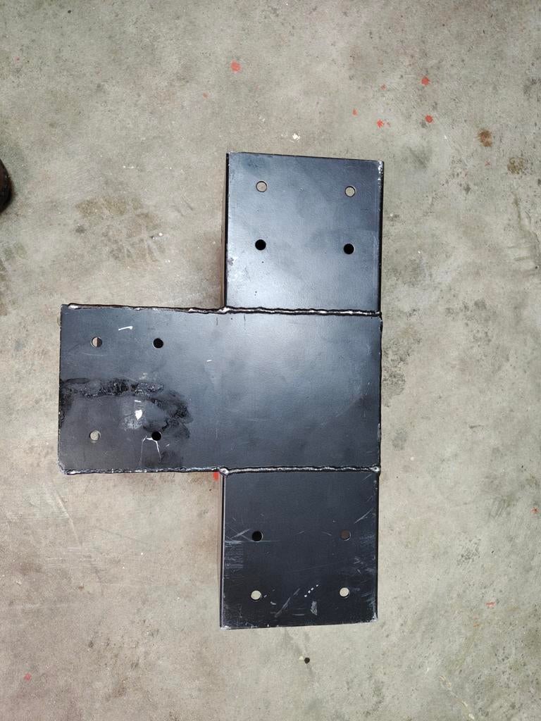 Zwarte metalen hoekbeugel, Ophalen of Verzenden