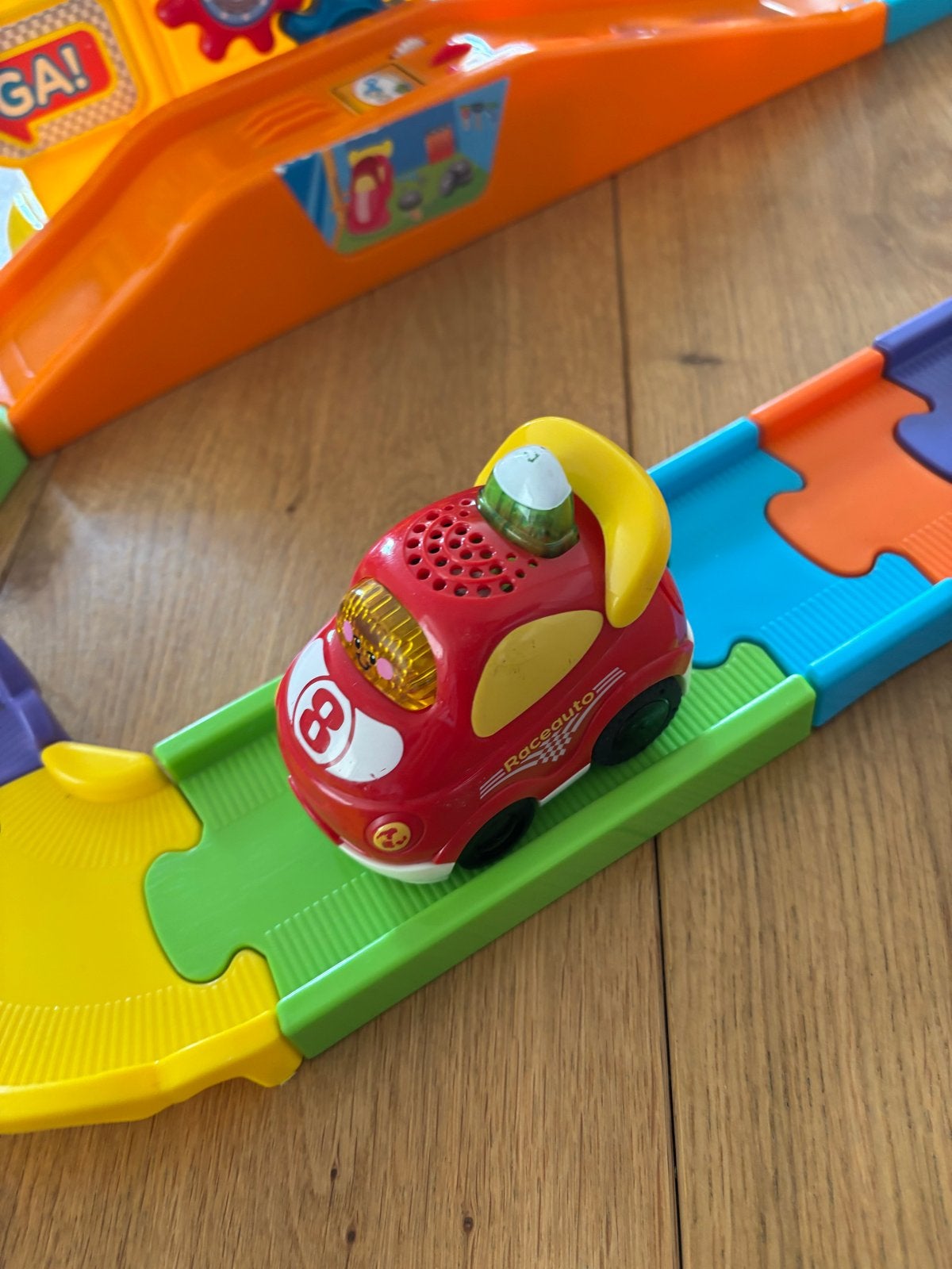 VTech Toet Toet Auto's Racebaan met provisorische brug, Overige merken, Zelf te bouwen, Ophalen of Verzenden, Elektrisch