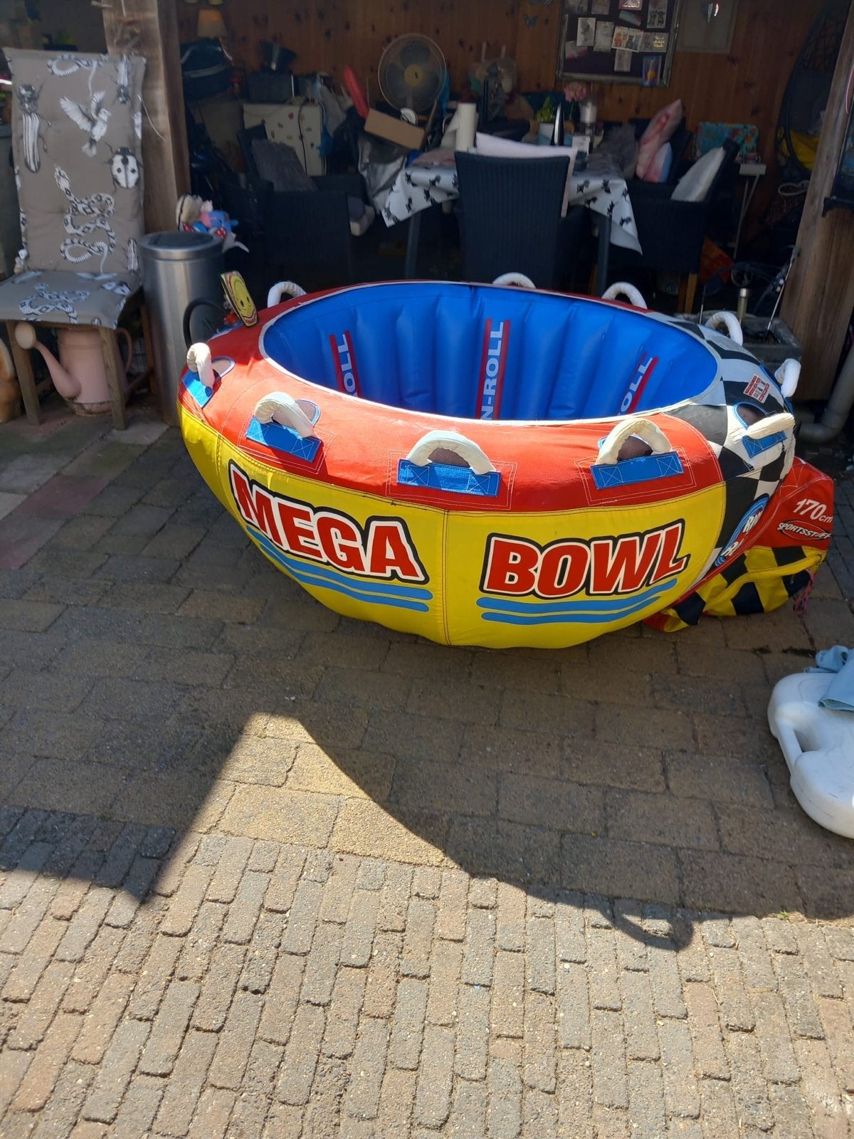 Jobe Mega Bowl Rock-n-Roll opblaasbare band, Ophalen of Verzenden, Gebruikt, Overige typen