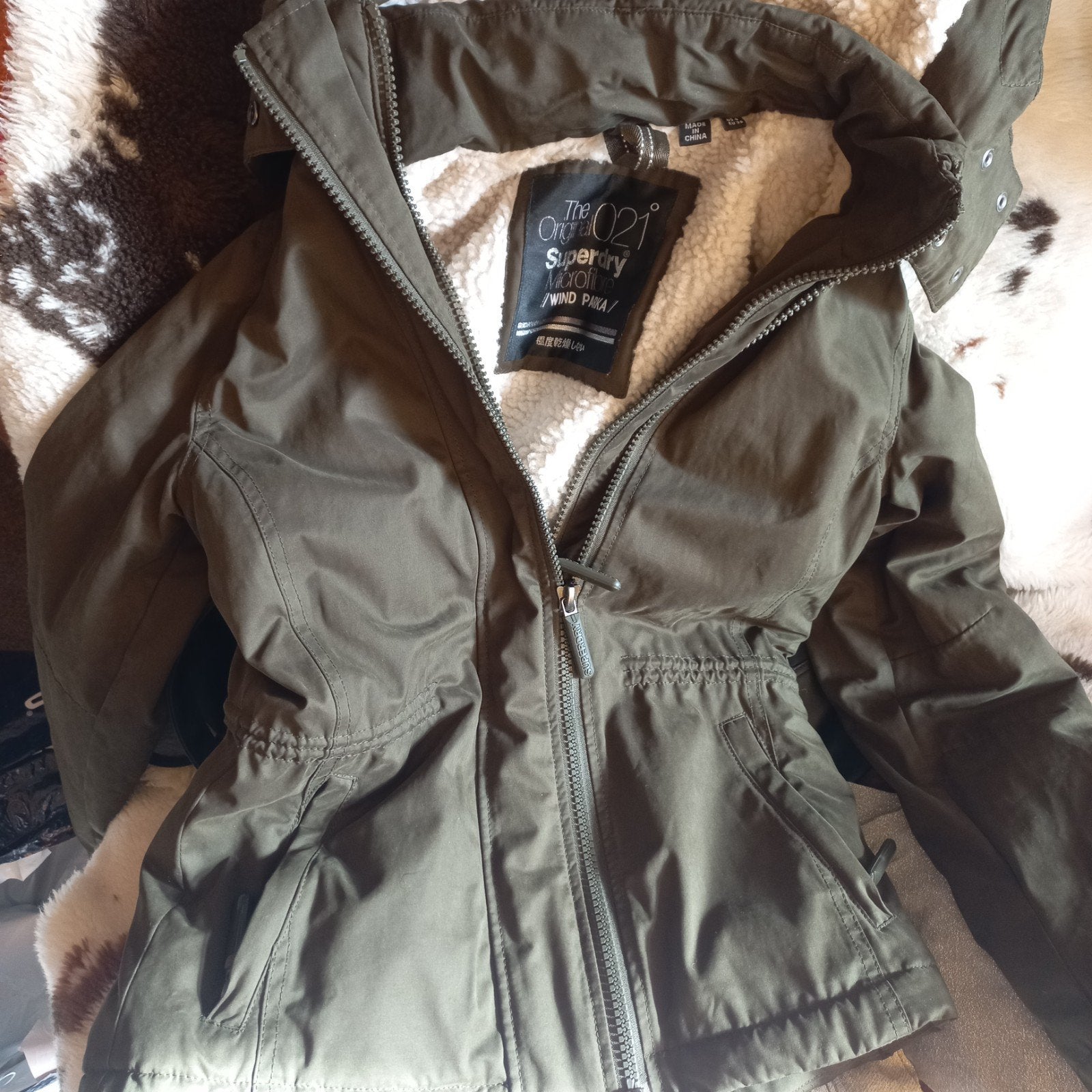 Parka tiener v maat 36 superdry, Ophalen of Verzenden