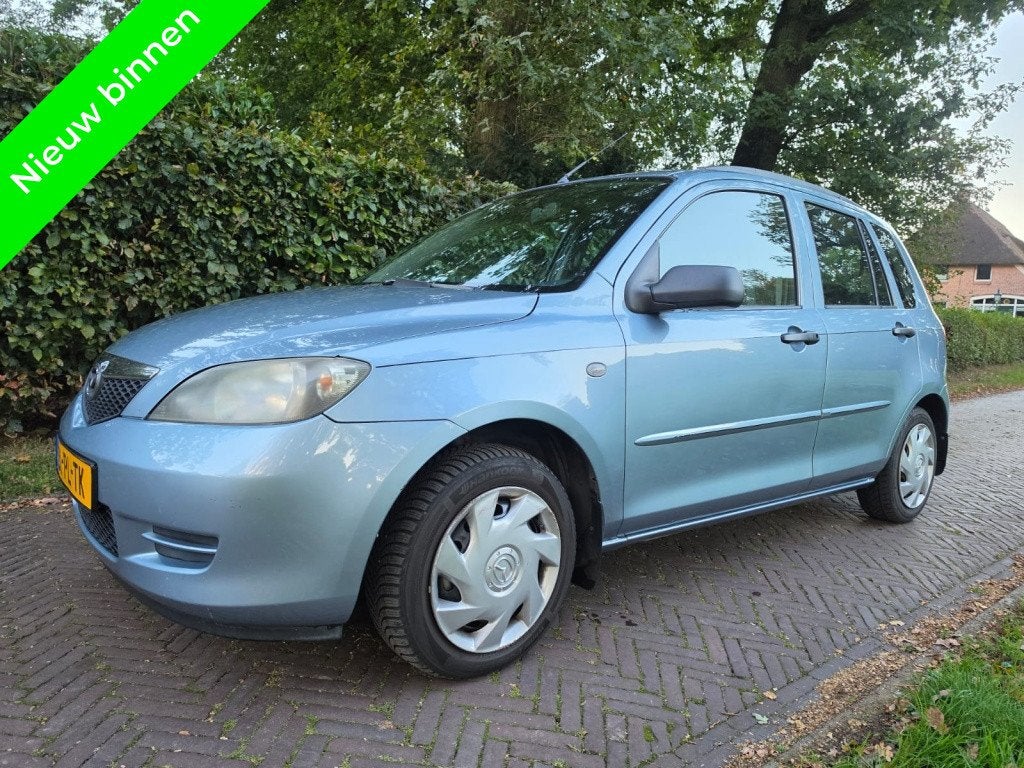 Mazda 2 1.4 Exclusive, Auto's, 1025 kg, 4 cilinders, Blauw, Origineel Nederlands