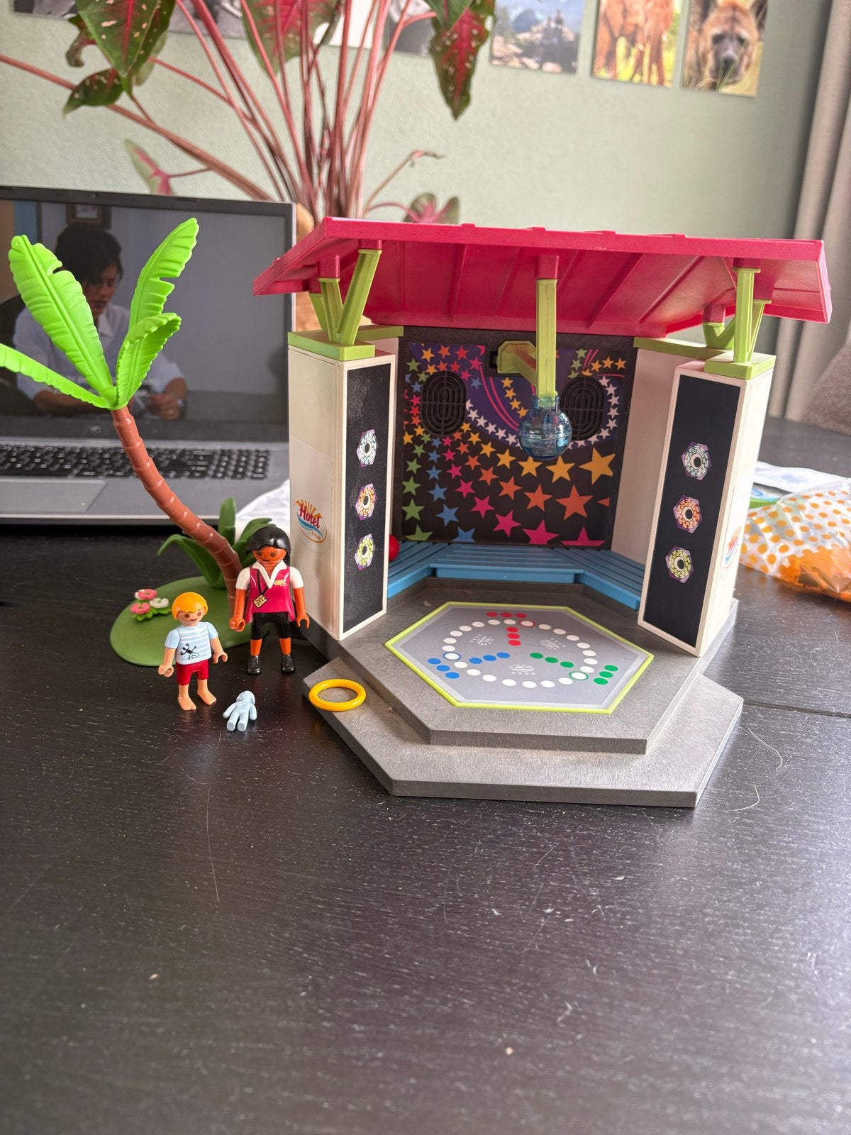 Playmobil Kinderclub met minidisco - 5266, Gebruikt, Complete set, Overige typen, Ophalen of Verzenden