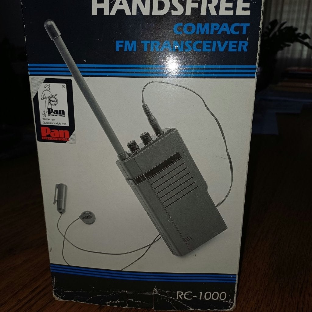 pan rc 1000 ,,handsfree porto setje ., Ophalen of Verzenden, Gebruikt, 2 to 5 km, Portofoon of Walkie-talkie