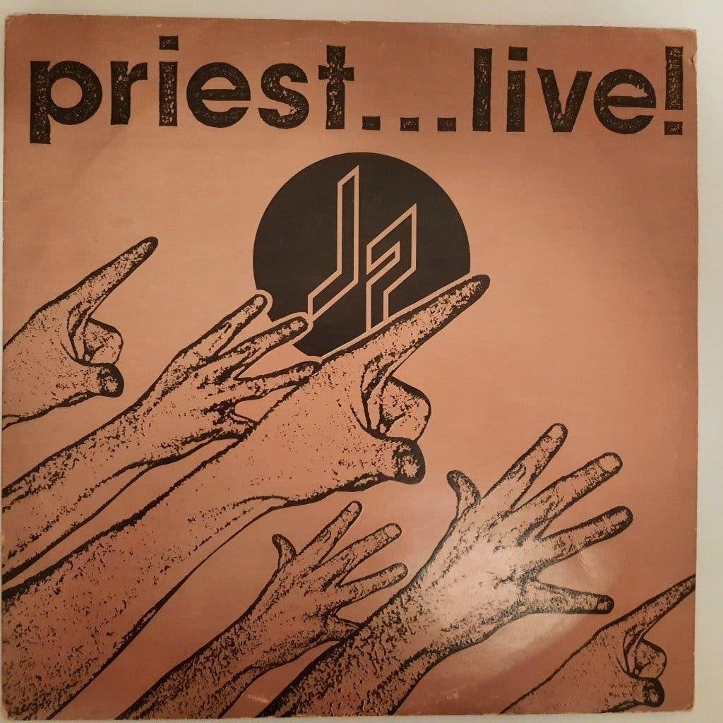 LP "Priest Live" - Judas Priest, Ophalen of Verzenden, 12 inch, Beschermende buitenhoes, Gebruikt