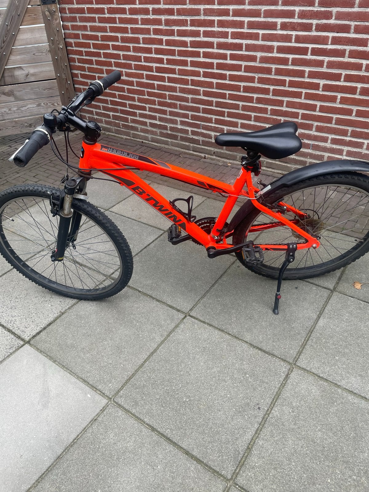 B'TWIN Rockrider 300 mountainbike - Oranje, Gebruikt, Hardtail, 49 tot 53 cm, Ophalen
