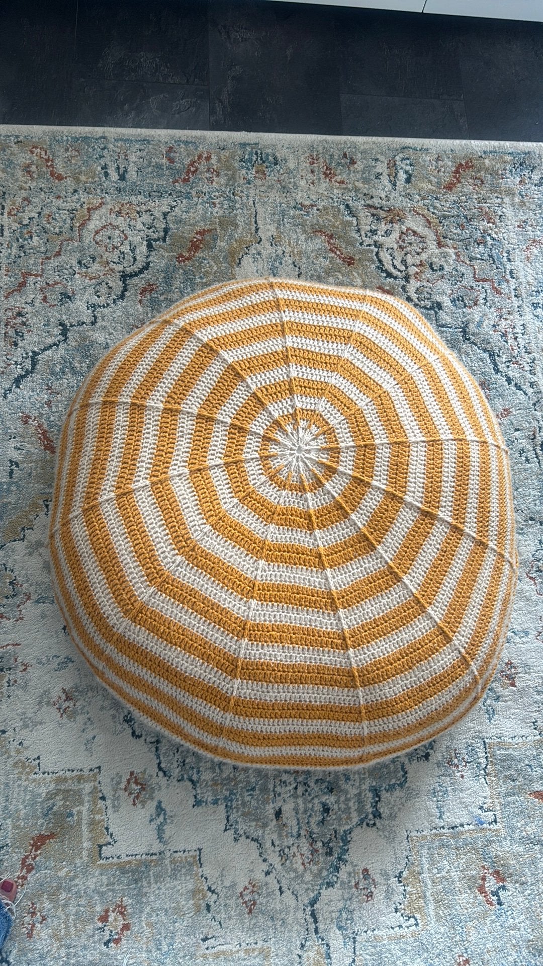 Handmade meditation pillow 90cm, Ophalen, Zo goed als nieuw, Yogamat