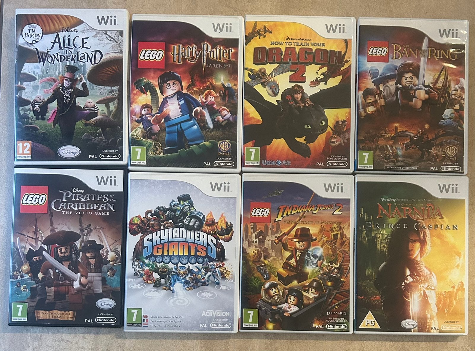 Wii Games:, Ophalen of Verzenden, Gebruikt, Zonder controller, Met games