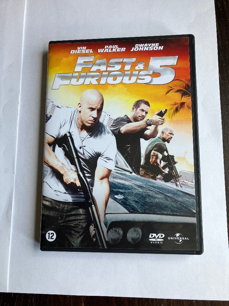 fast & furious 5 dvd, Alle leeftijden, Ophalen of Verzenden, Zo goed als nieuw