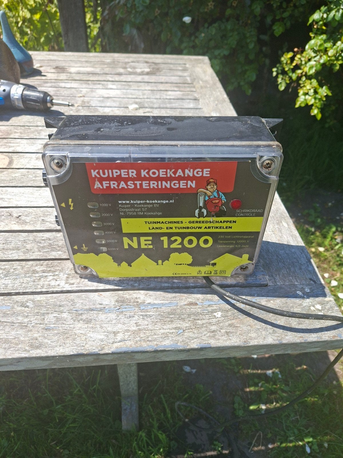 Kuiper Koekange NE 1200 Schrikdraadapparaat, Ophalen of Verzenden